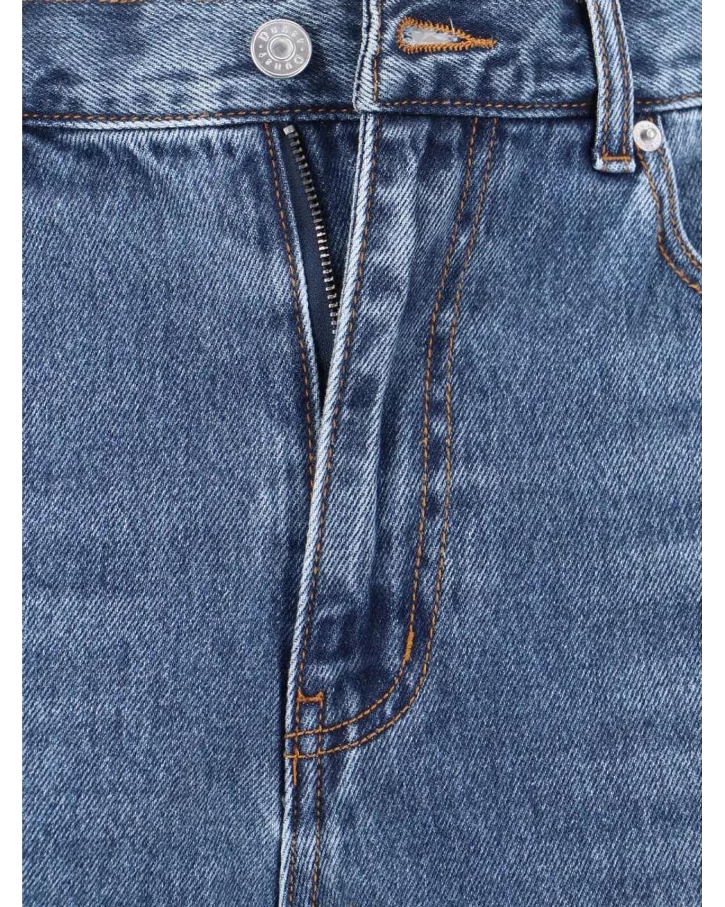 DUNST Blue Straight-Leg Denim Jeans for men
