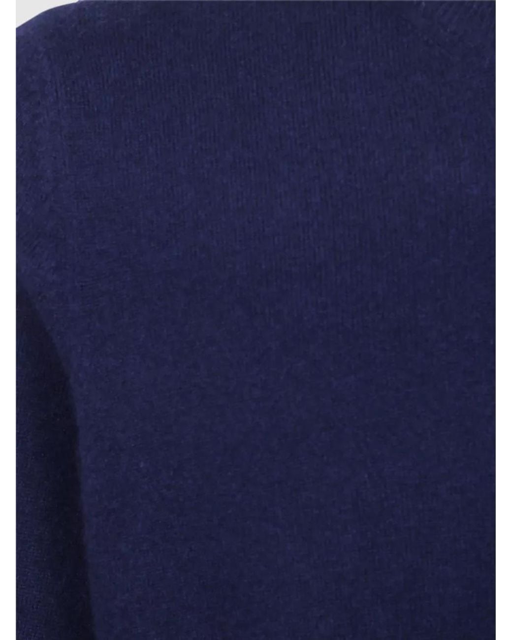 Brunello Cucinelli Blue Cashmere Jumper for men