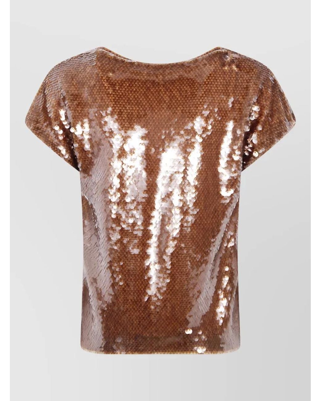 Alberta Ferretti Brown Polyester T-Shirt