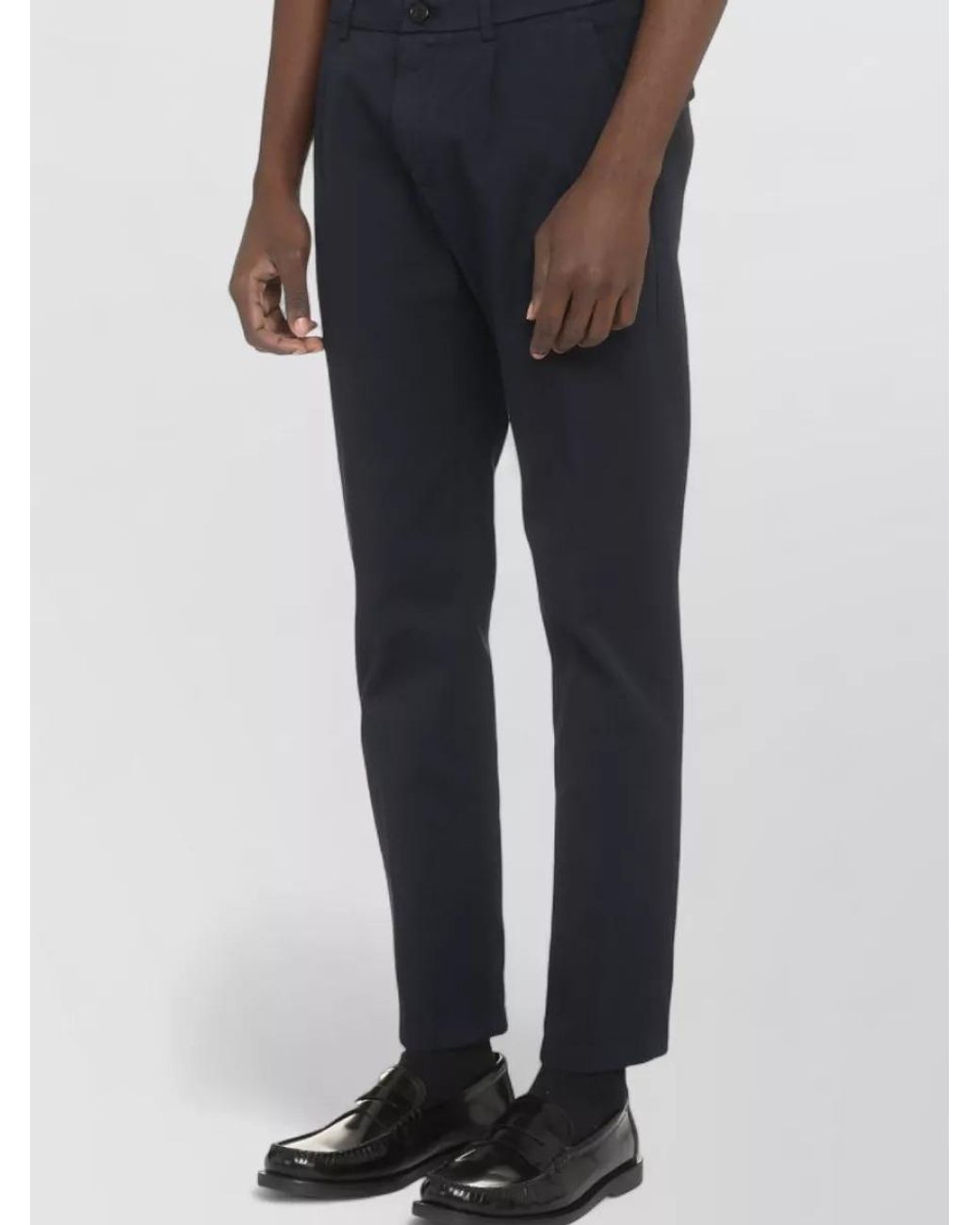 Department 5 Black Prince Straight-Leg Trousers for men
