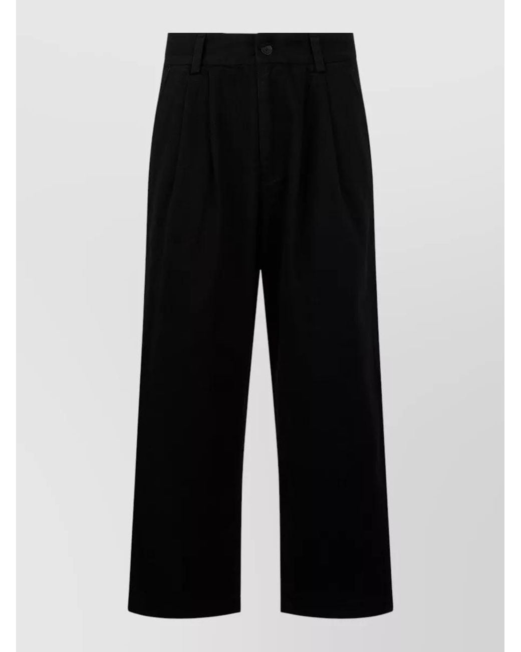 Agolde Black Cotton Loose Tailored Shorts for men