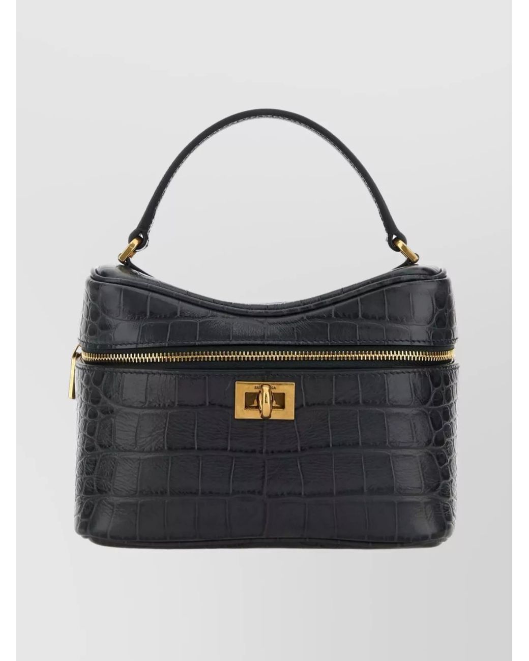 Balenciaga Black Rodeo Calf Leather Shoulder Bag