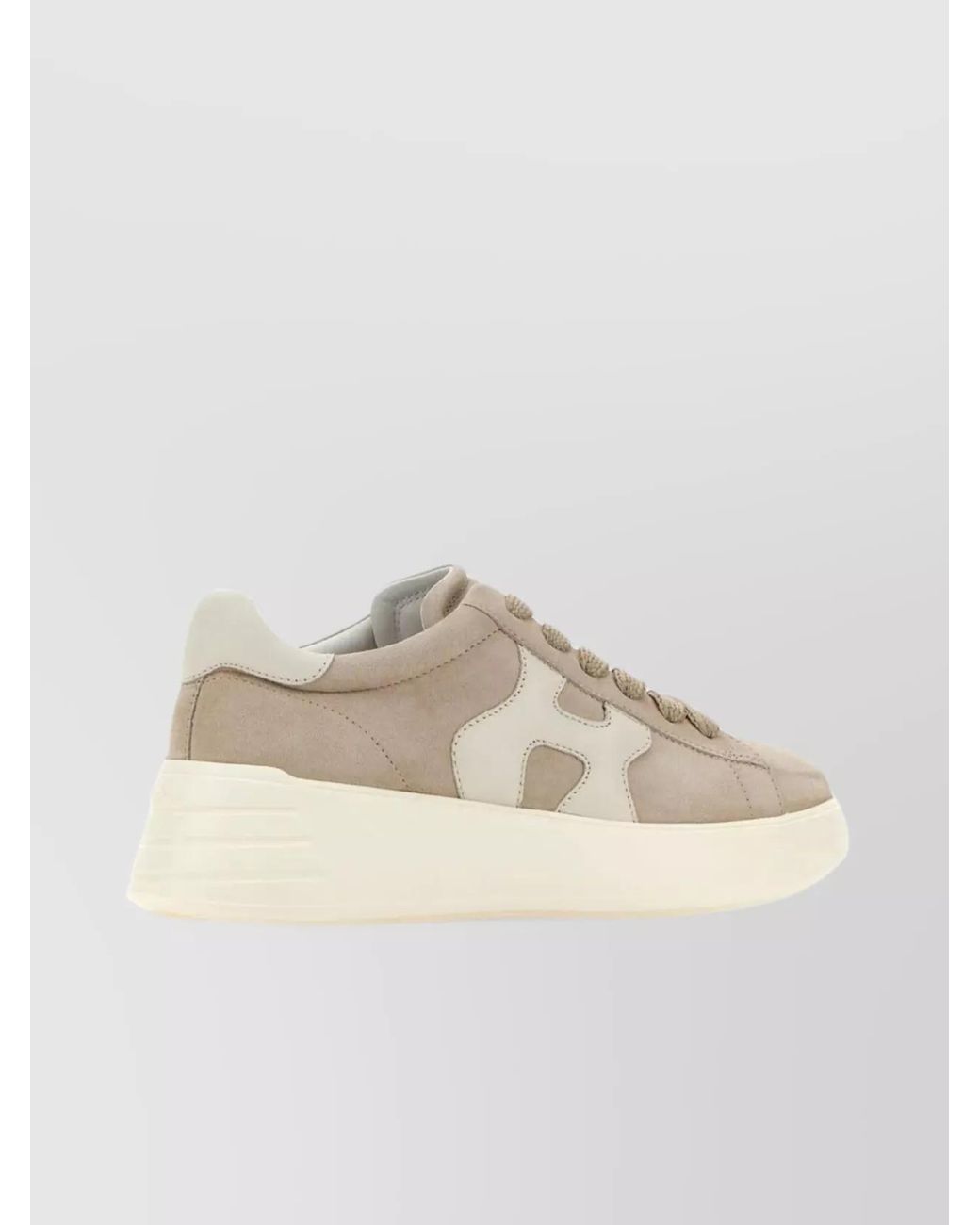 Hogan Natural Leather Chunky Low-Top Sneakers