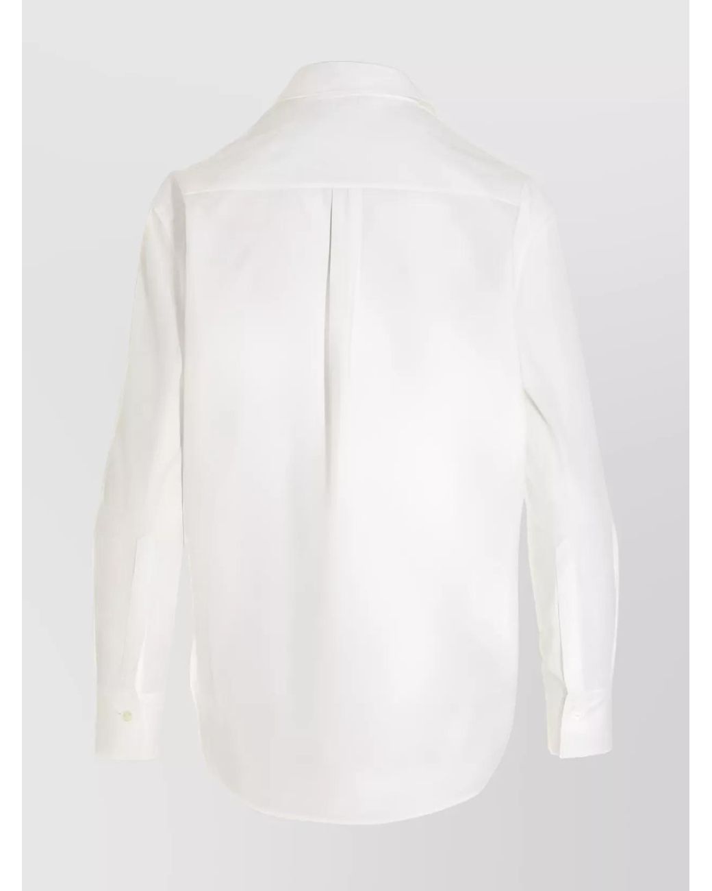 McQueen White Cotton Poplin Shirt