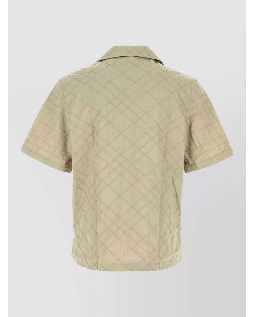 Burberry Metallic Cotton Shirt for men