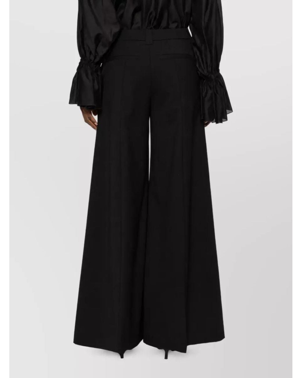 Thelatest Black Flared Trousers
