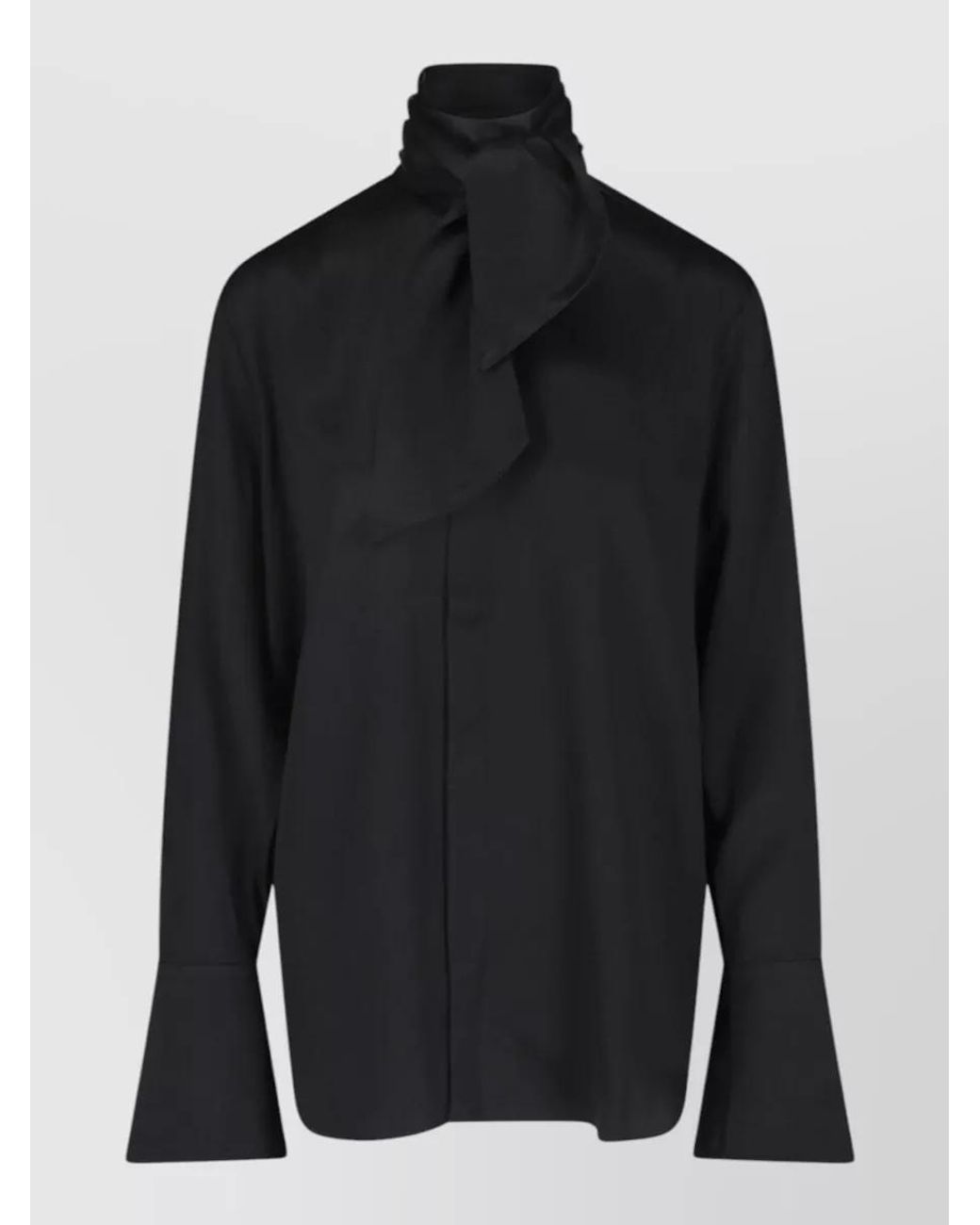Sa Su Phi Black Silk Blend Blouse