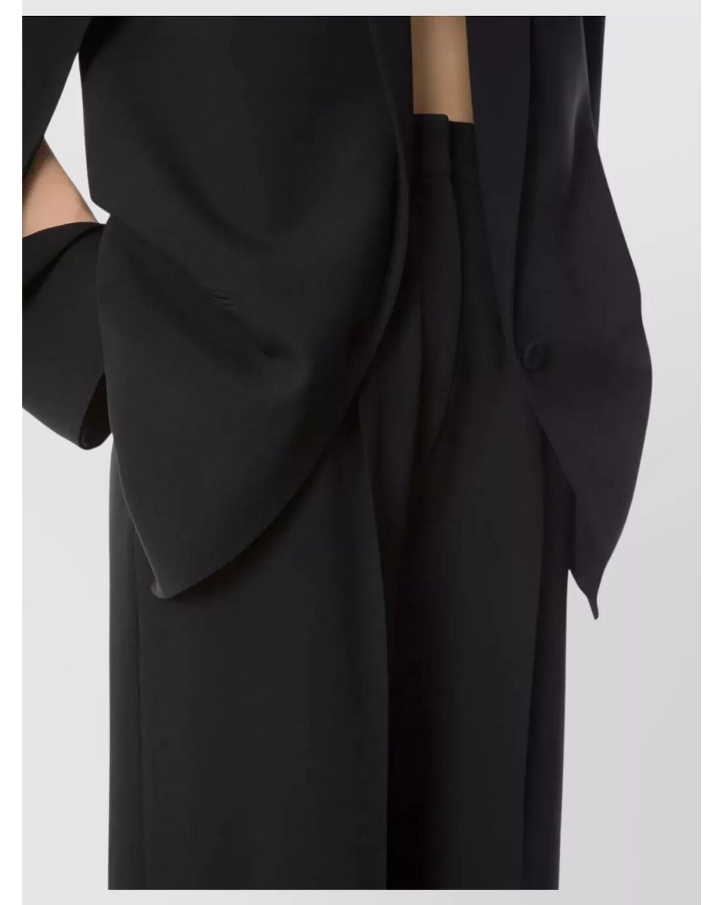 Alberta Ferretti Blue Wide-Leg Trousers