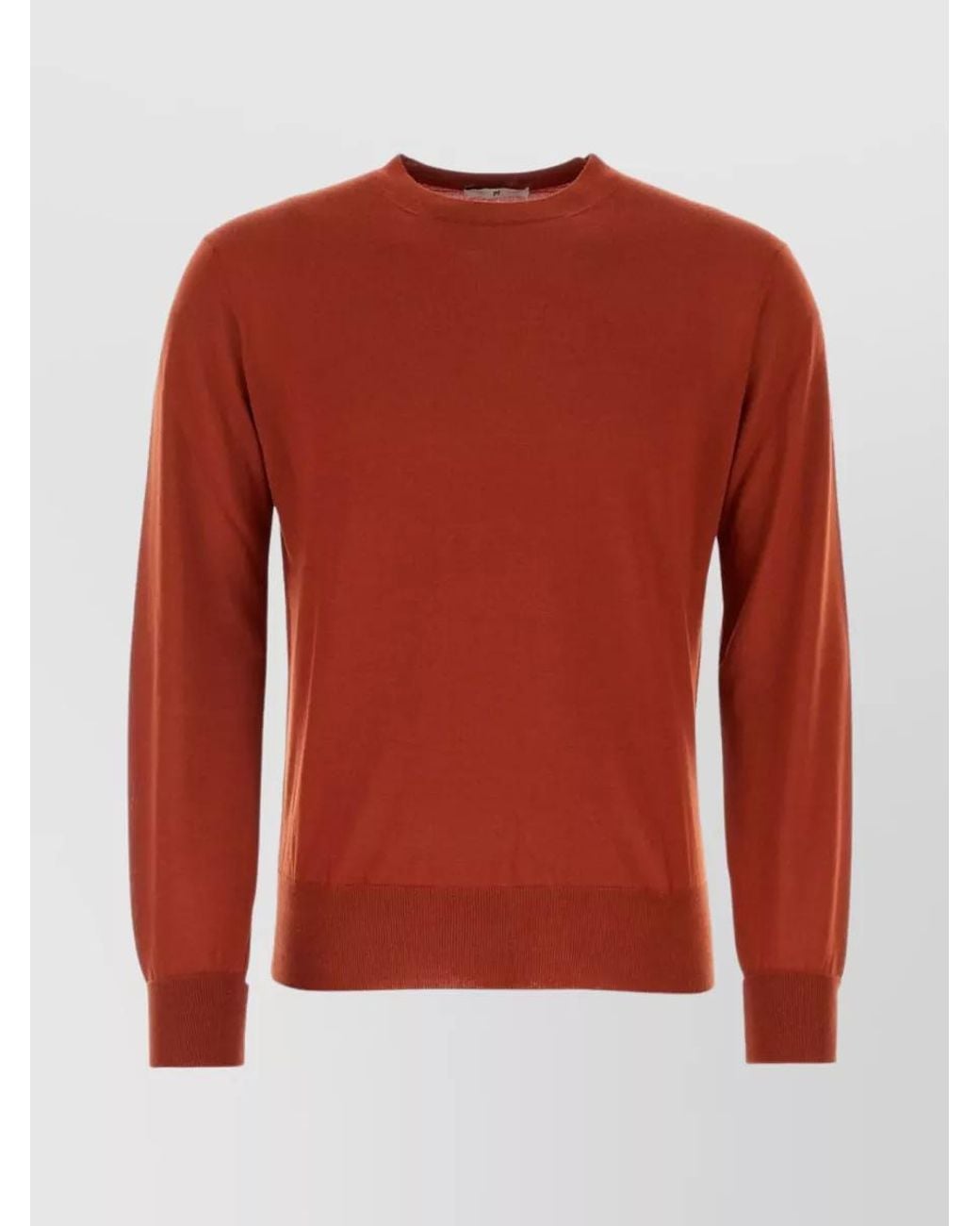 PT Torino Red Merino Wool Sweater for men