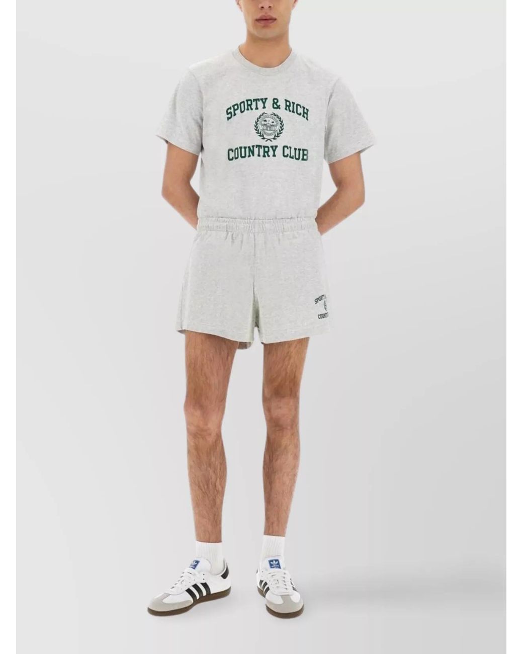 Sporty & Rich Multicolor Cotton Varsity Knee-Length Shorts