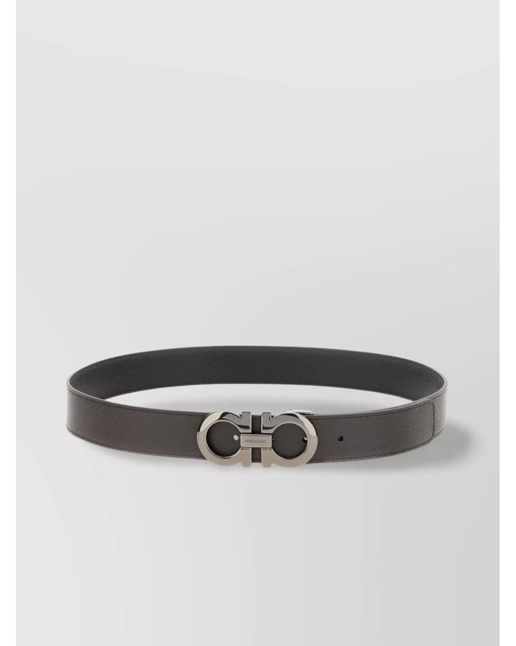 Ferragamo Multicolor Leather Reversible Belt for men