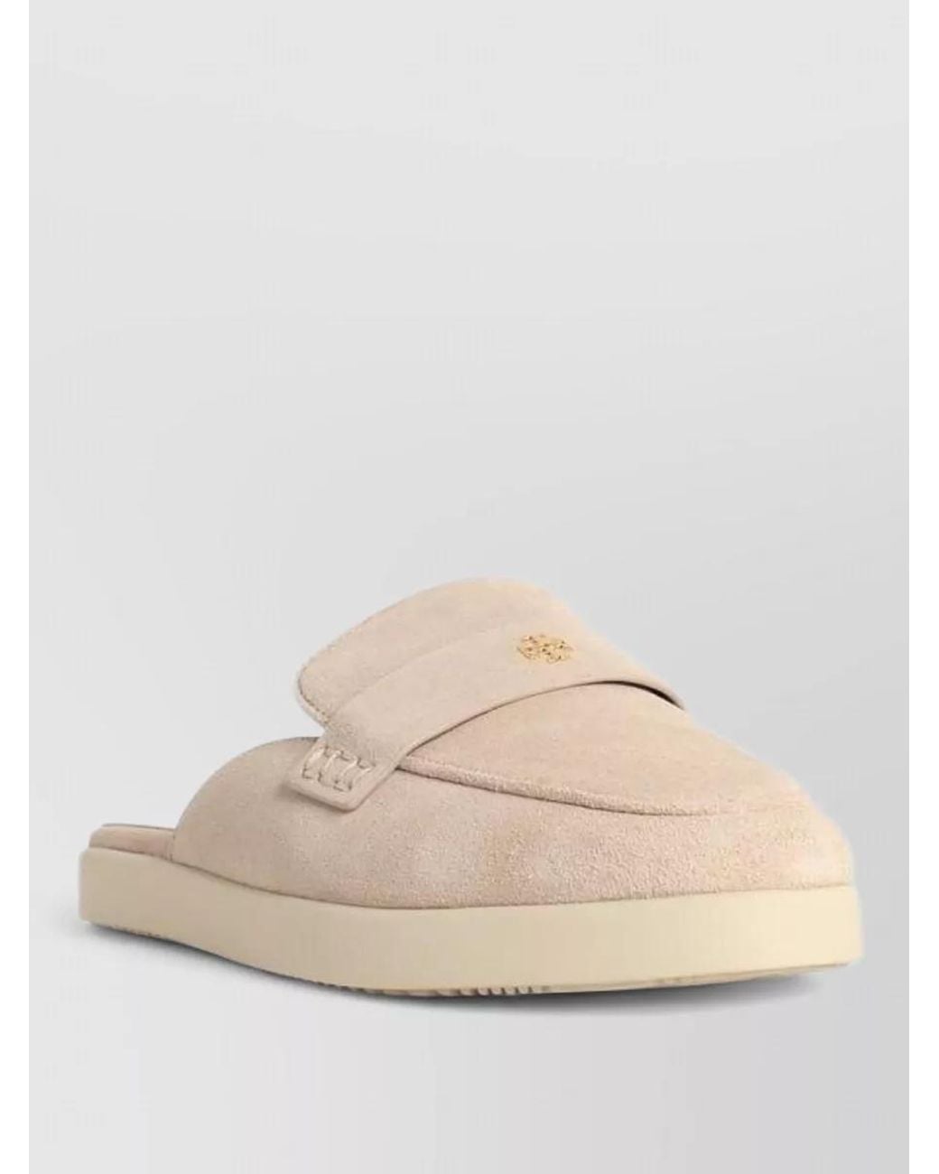 Tory Burch Natural Leather Mules