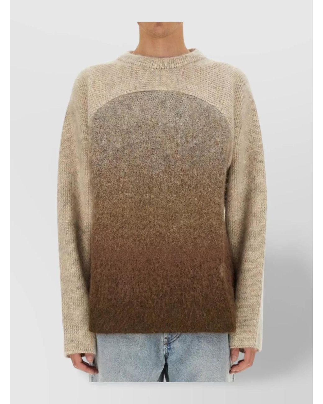 ERL Natural Mohair Blend Jumper for men