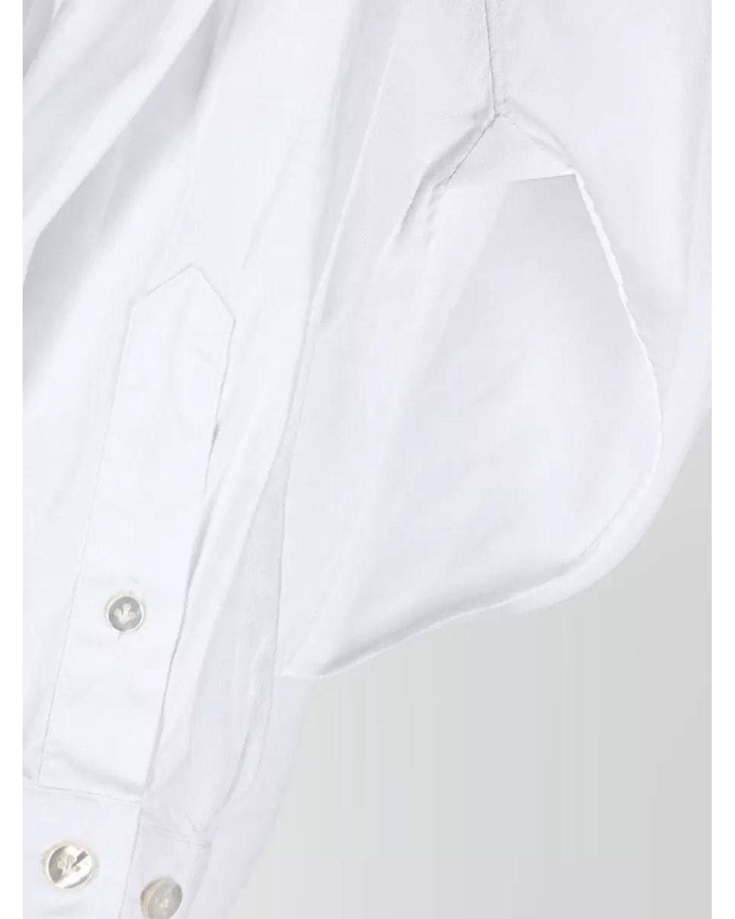 Finamore 1925 White Cotton Shirt