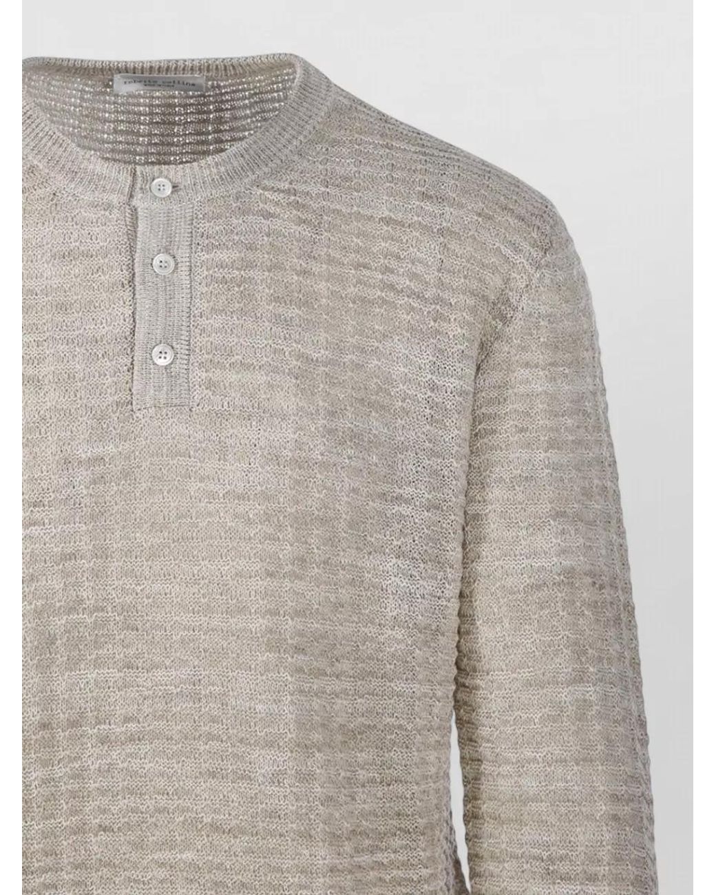 Roberto Collina Gray Fine-Knit Tank Top for men