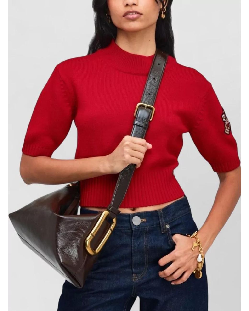 Marc Jacobs White Medium Leather Cross-Body Bag
