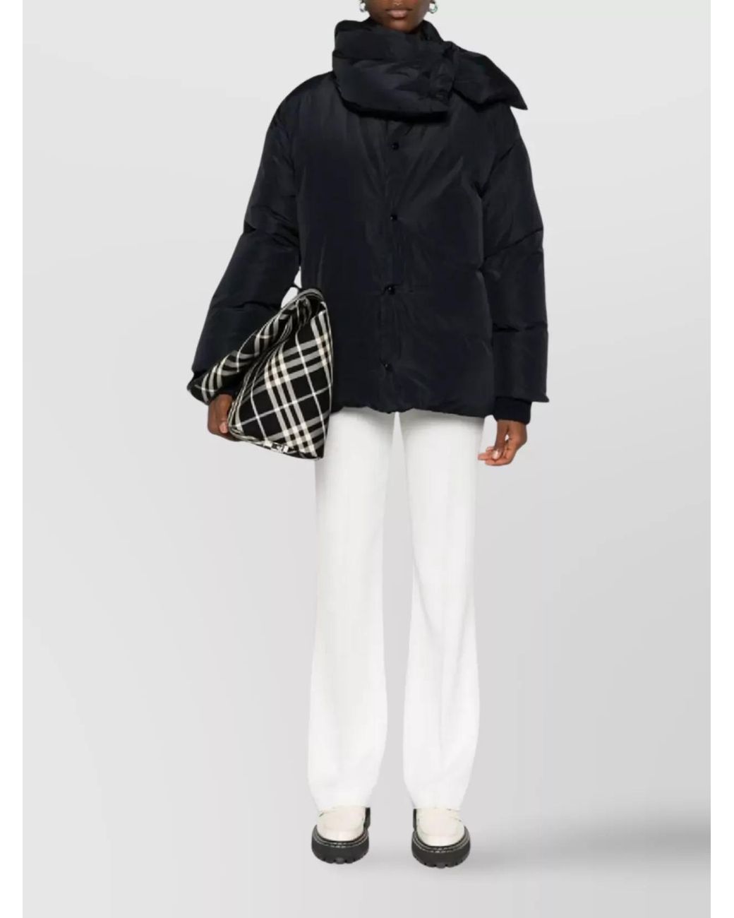 Fabiana Filippi Black Puffer Jacket