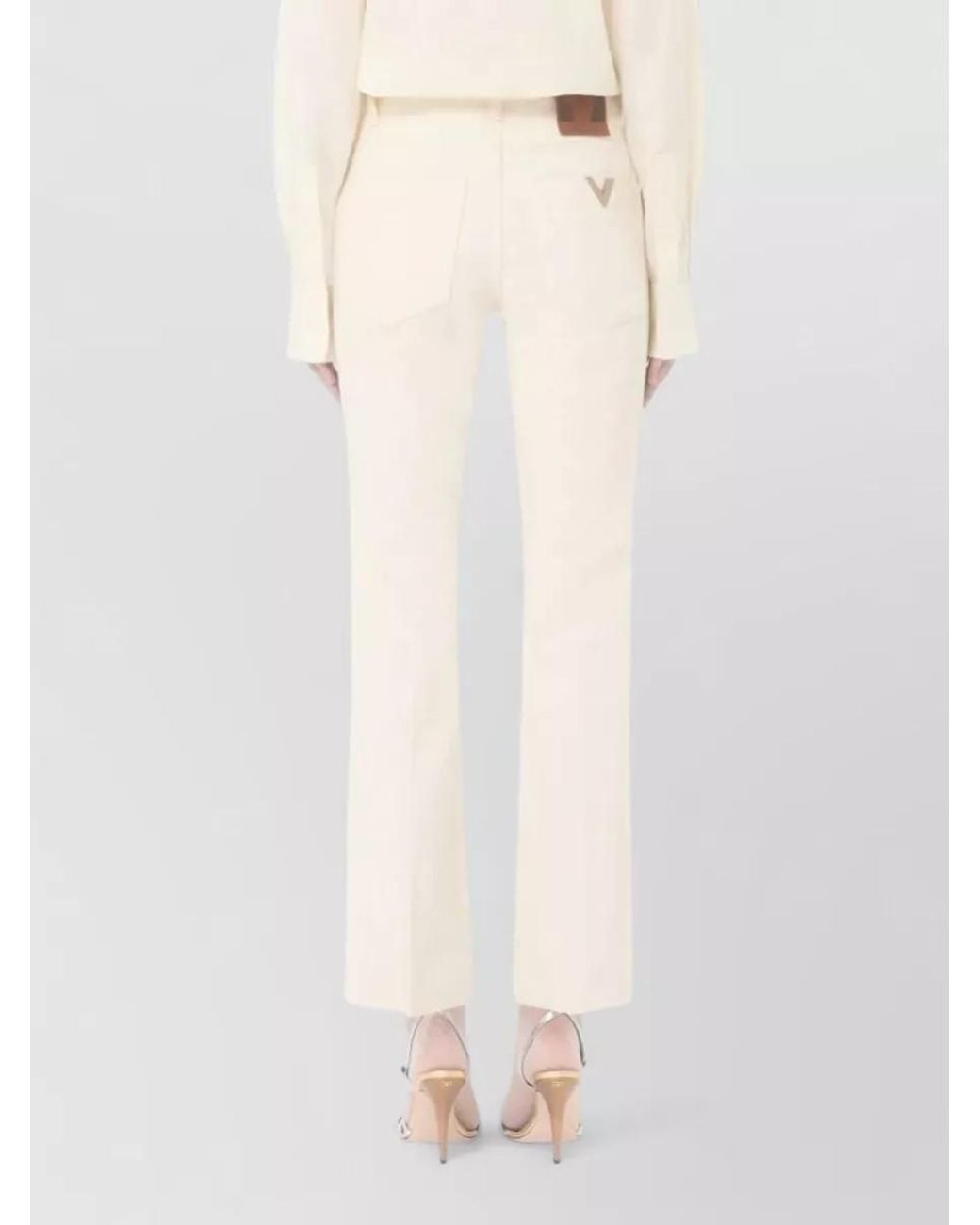 Valentino Garavani Natural Denim Flared Jeans