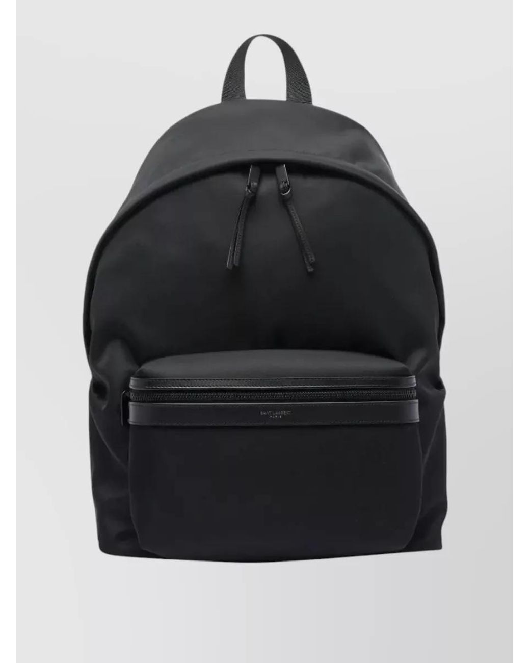 Saint Laurent Black Nylon City Backpack for men