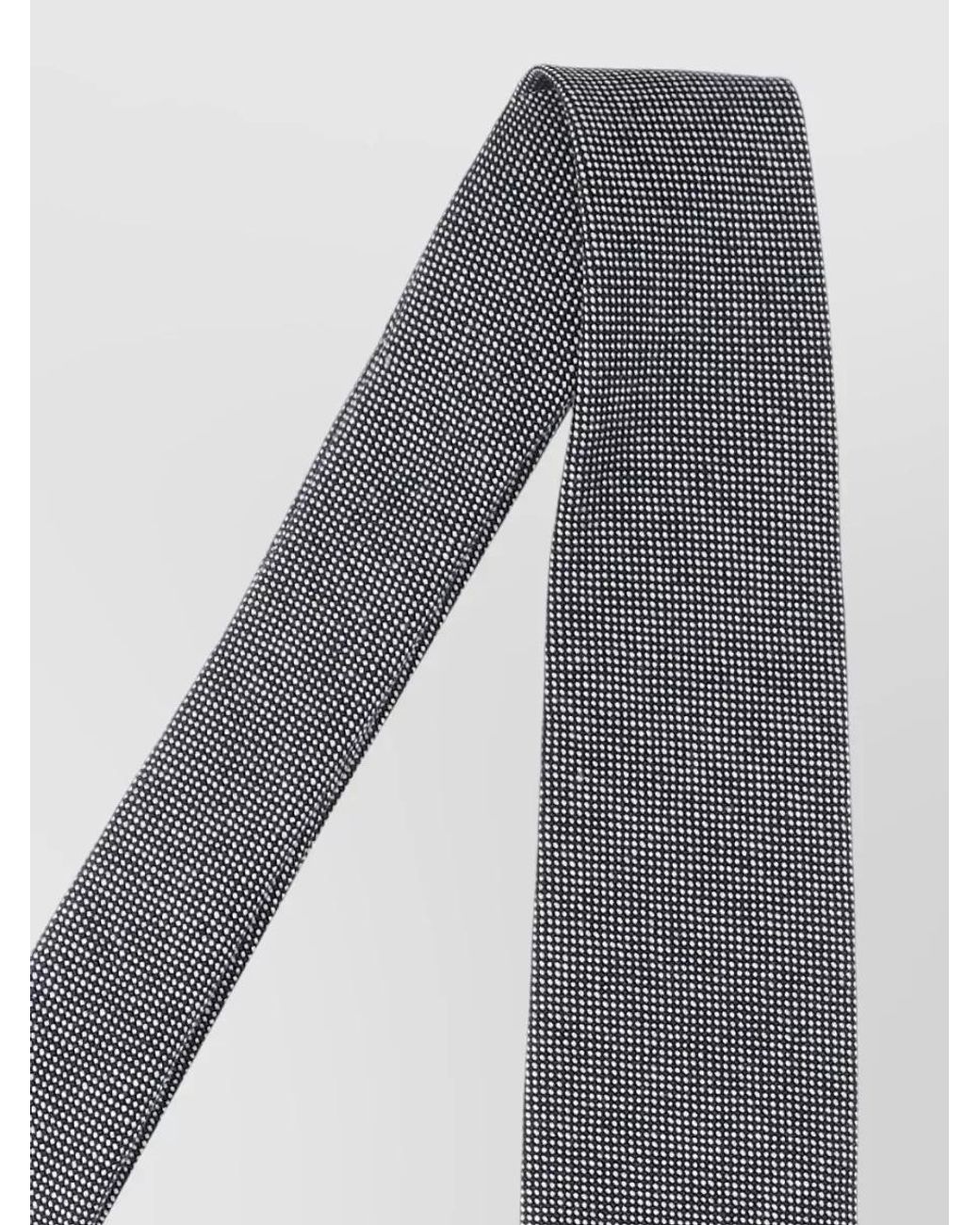 Lardini White Wool Tie for men