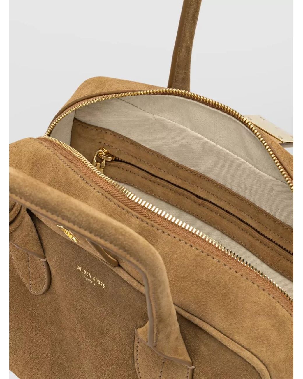 Golden Goose Deluxe Brand Natural Na Leather Shoulder Bag