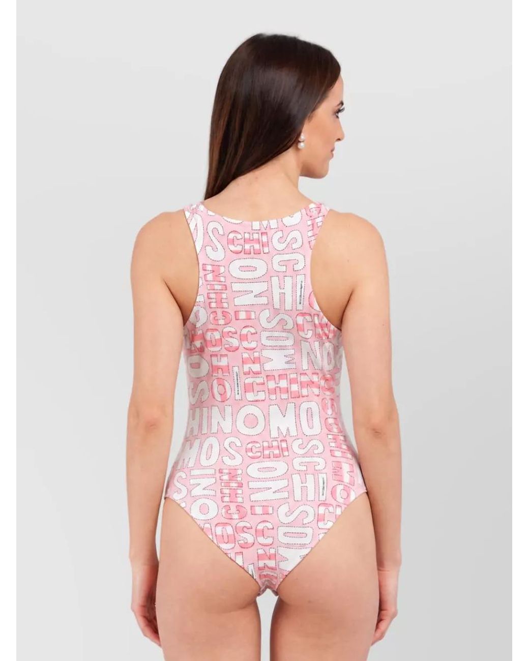 Moschino Purple Cotton Bodysuit