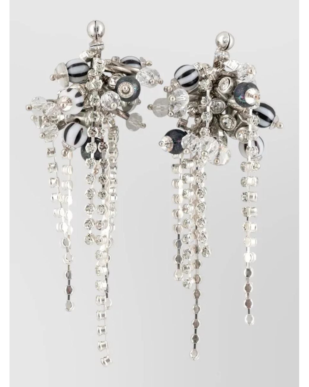 Dries Van Noten Multicolor Embellished Earrings