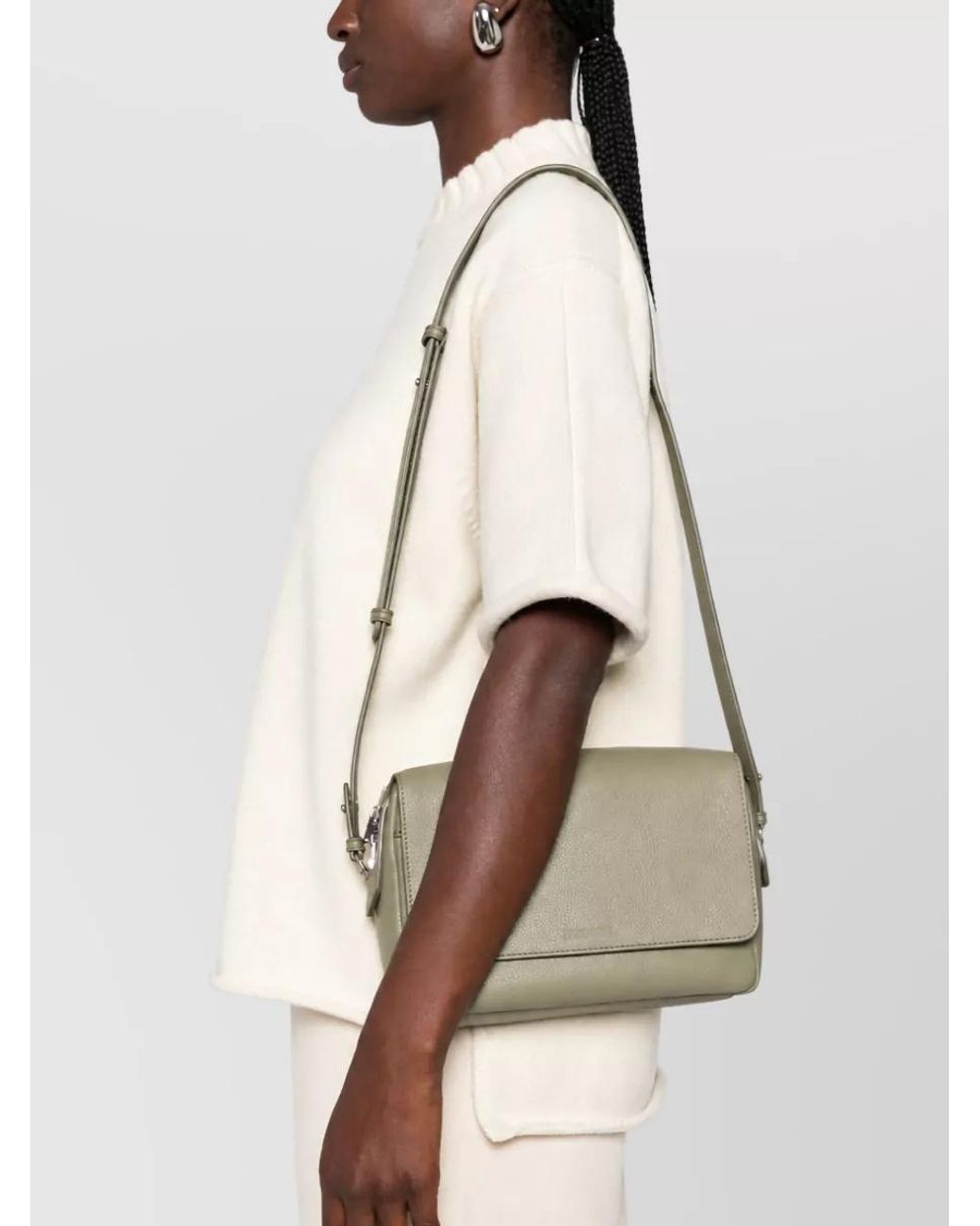 Jacquemus Natural Leather Clutch Bag for men