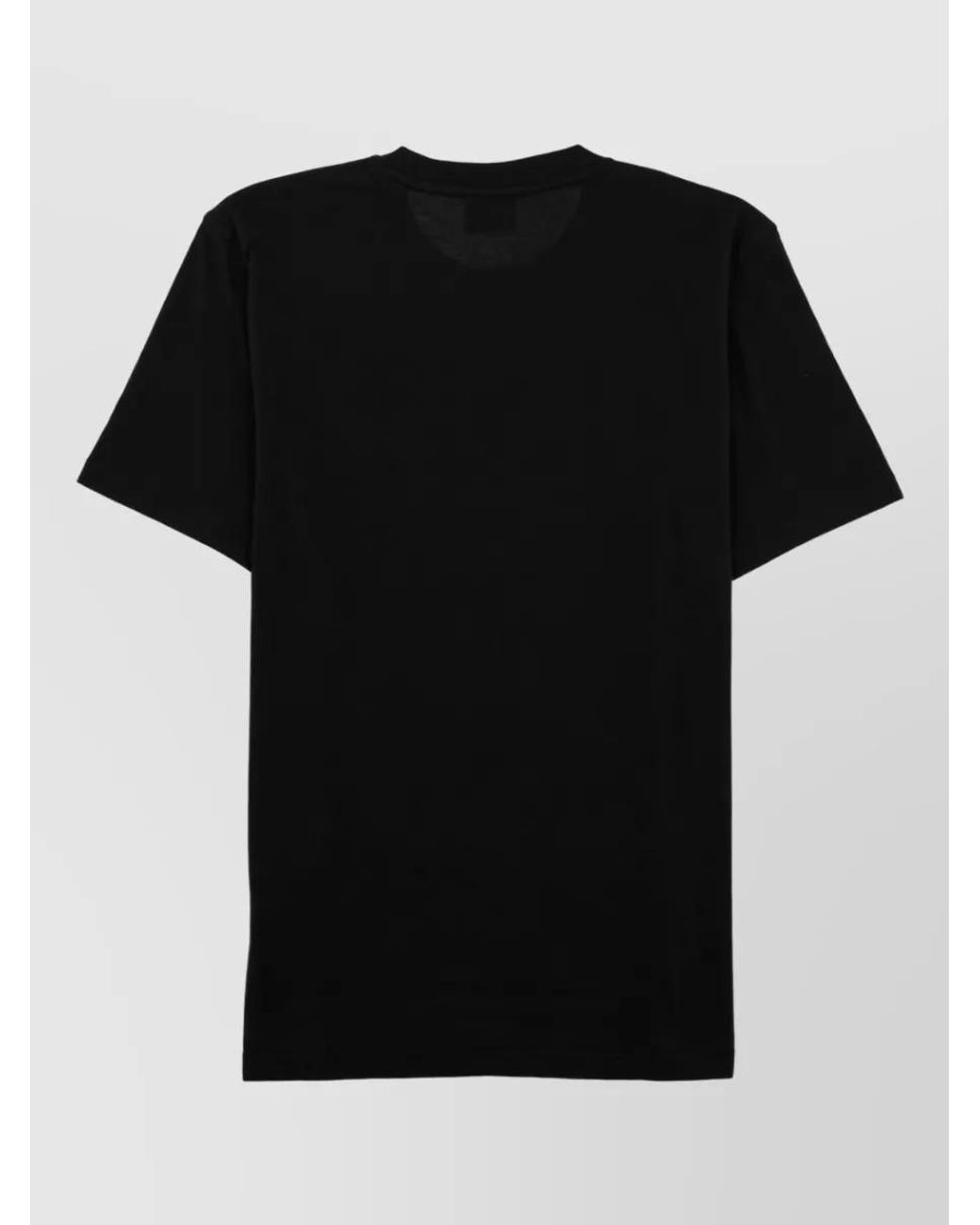 HUGO Black Cotton T-Shirt For for men