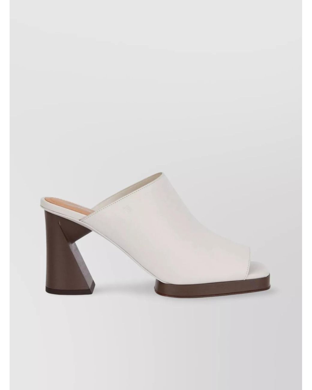 Tod's Multicolor Leather Platform Mules