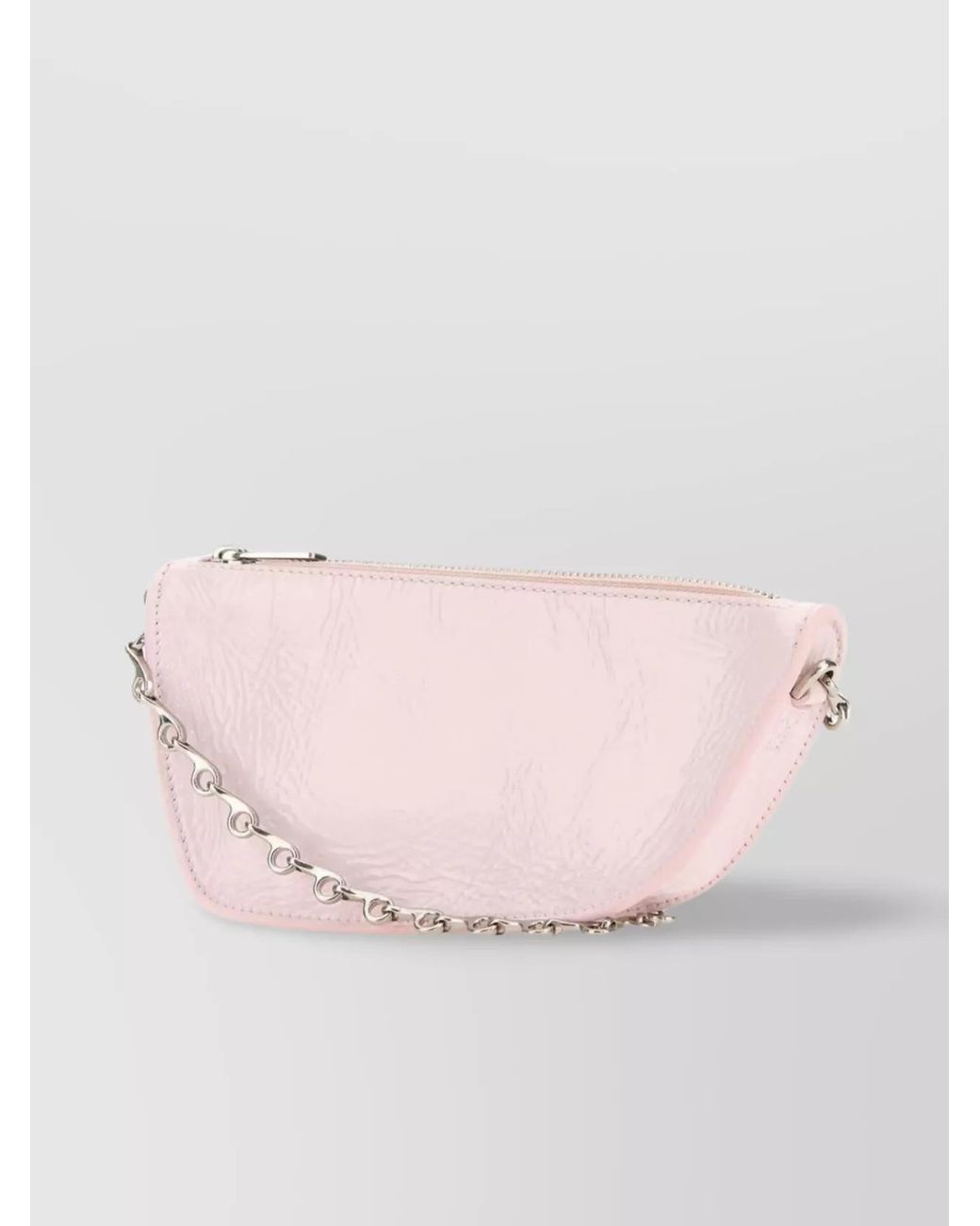 Burberry Pink Shield Micro Leather Shoulder Bag