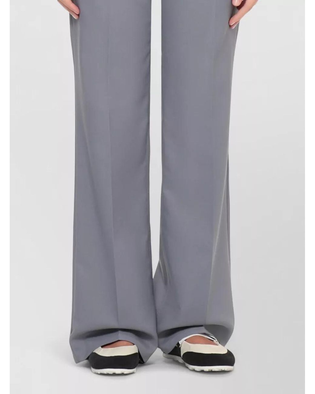 Marni Gray Straight-Leg Suit Trousers
