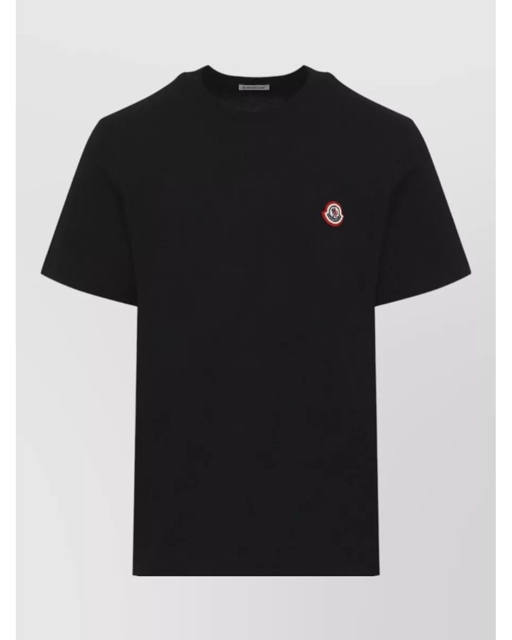 Moncler Black Cotton Jersey Regular-Fit Short-Sleeve T-Shirt for men