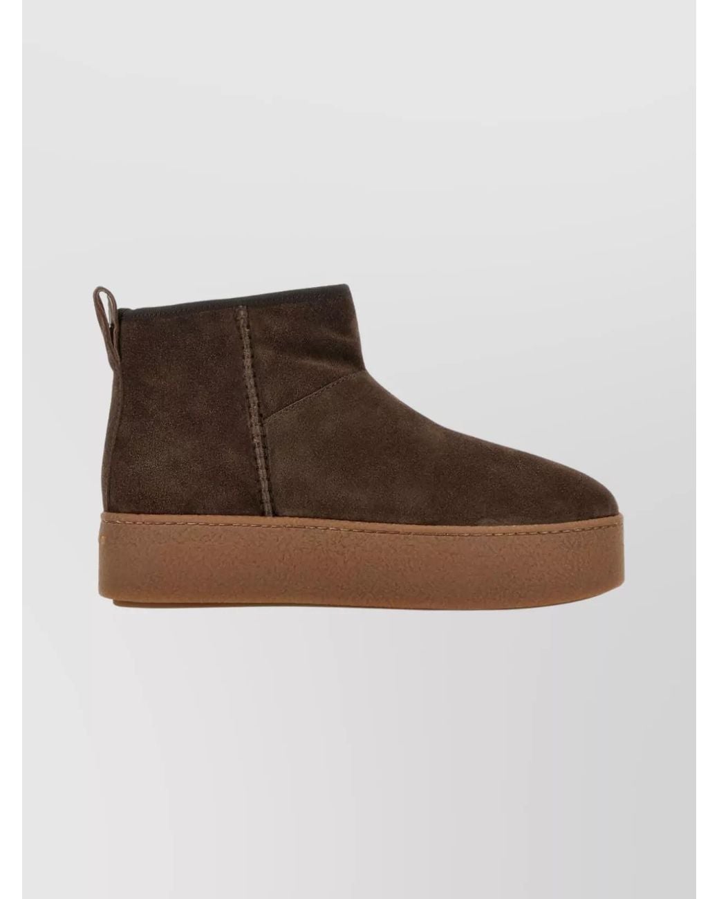 Hogan Multicolor Suede Platform Ankle Boots
