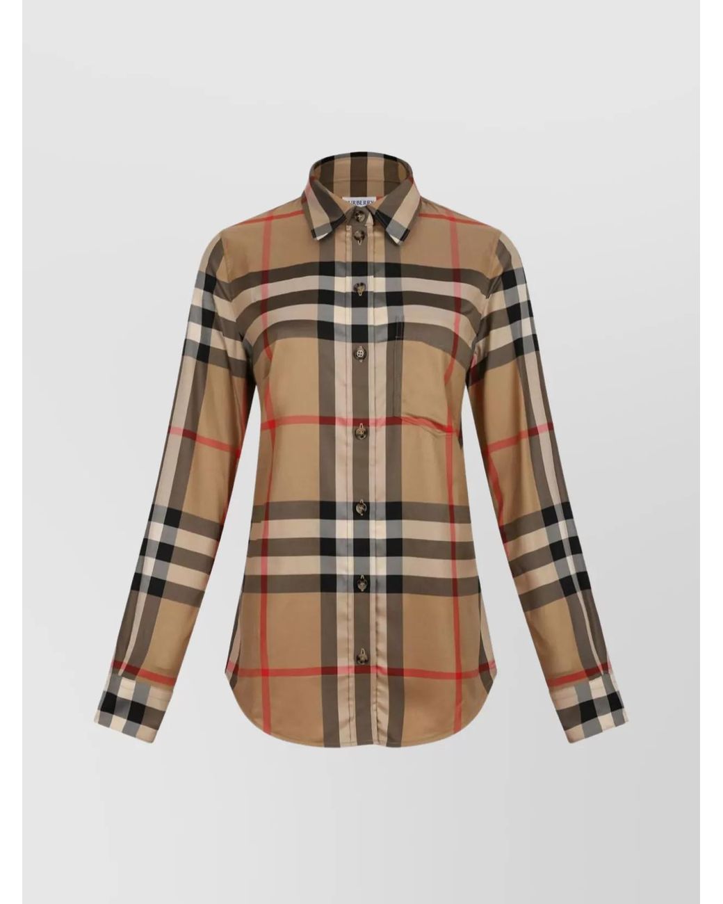 Burberry Multicolor Embroidered Cotton Shirt