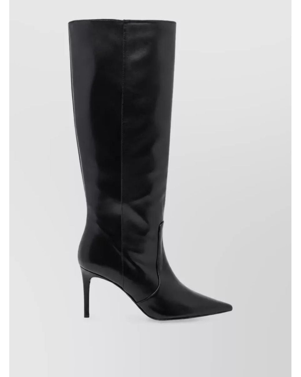 Stuart Weitzman Black Leather Knee-High Boots