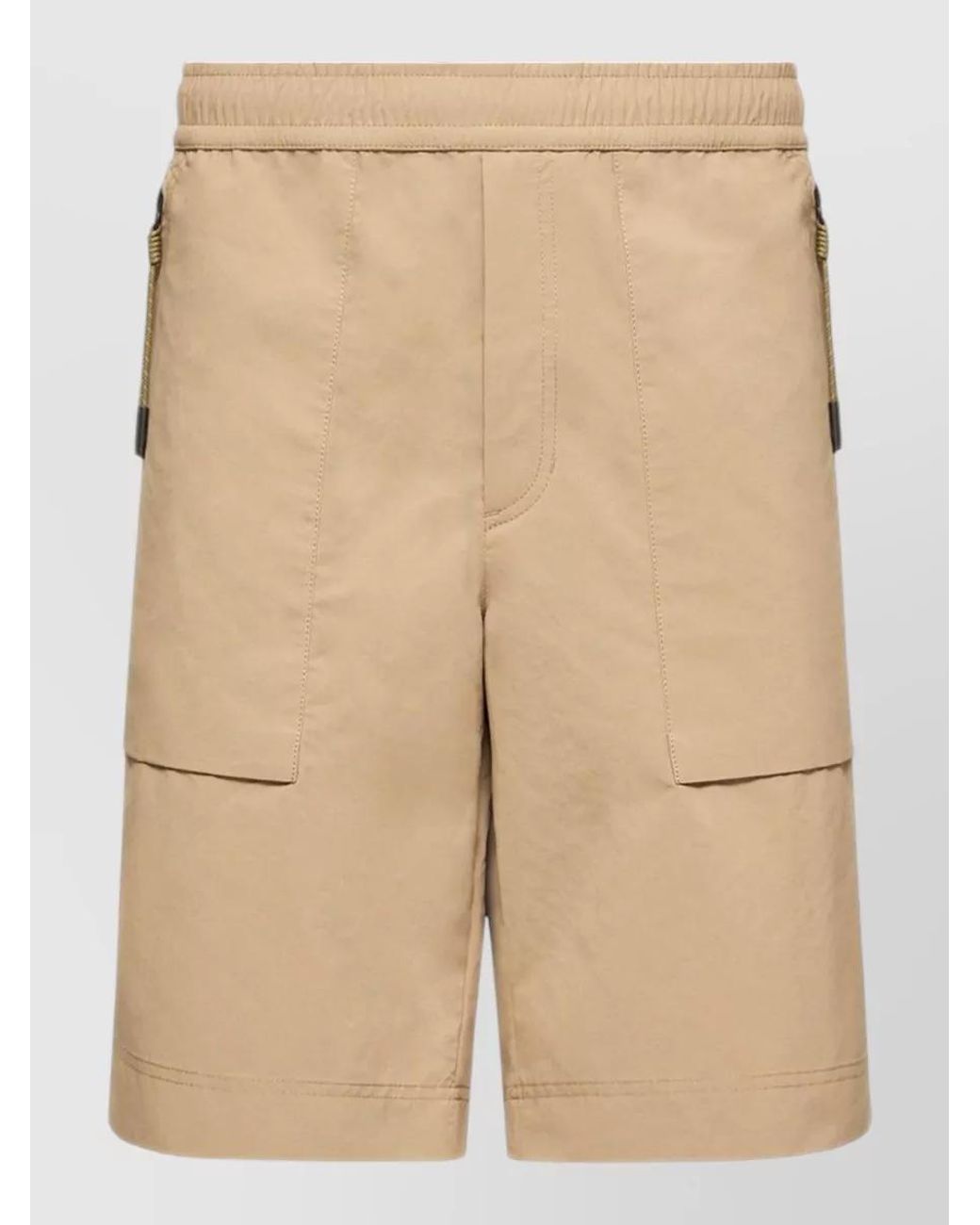 Moncler Natural Technical Cargo Shorts for men