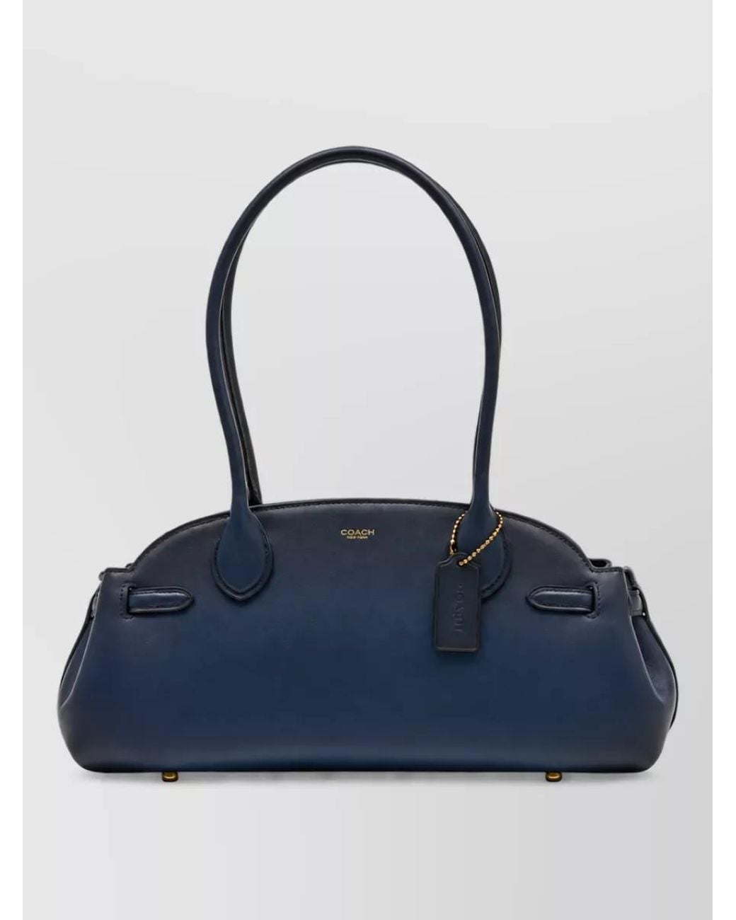 COACH Blue Leather Shoulder Bag