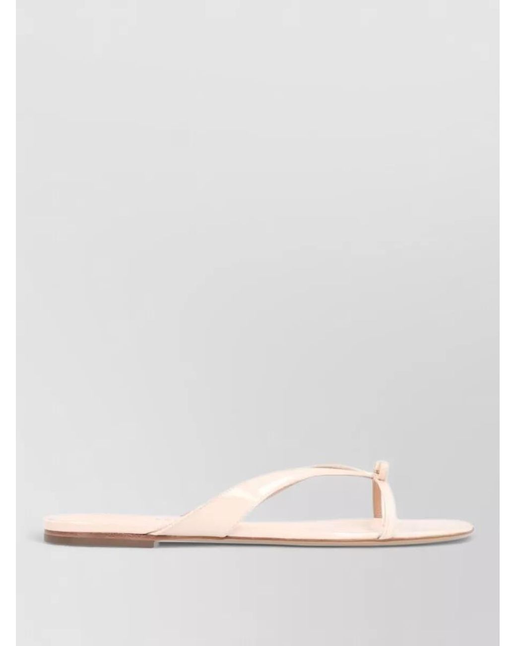 Ferragamo Natural Leather Flip-Flops
