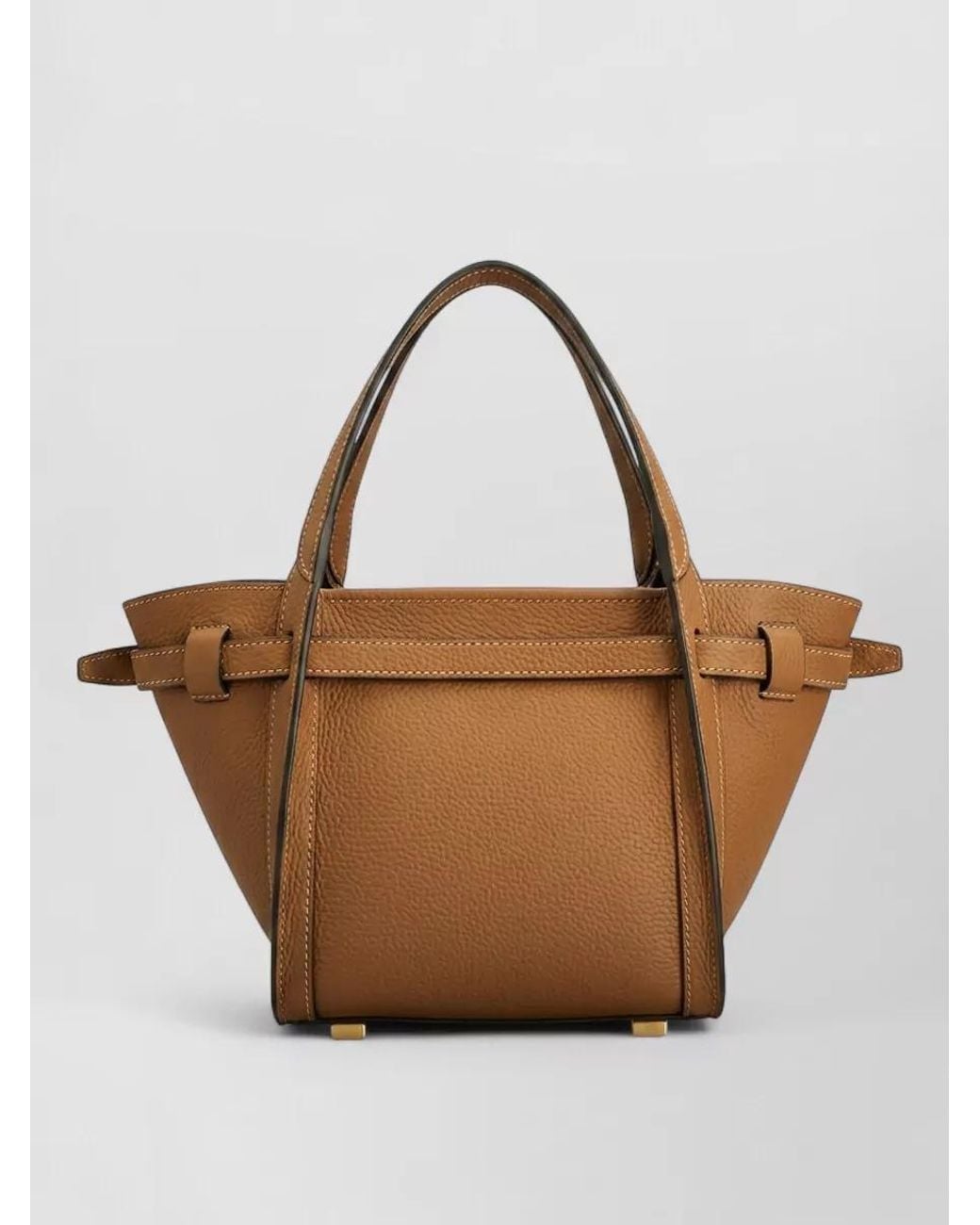 Tod's Brown T Timeless Mini Leather Shoulder Bag