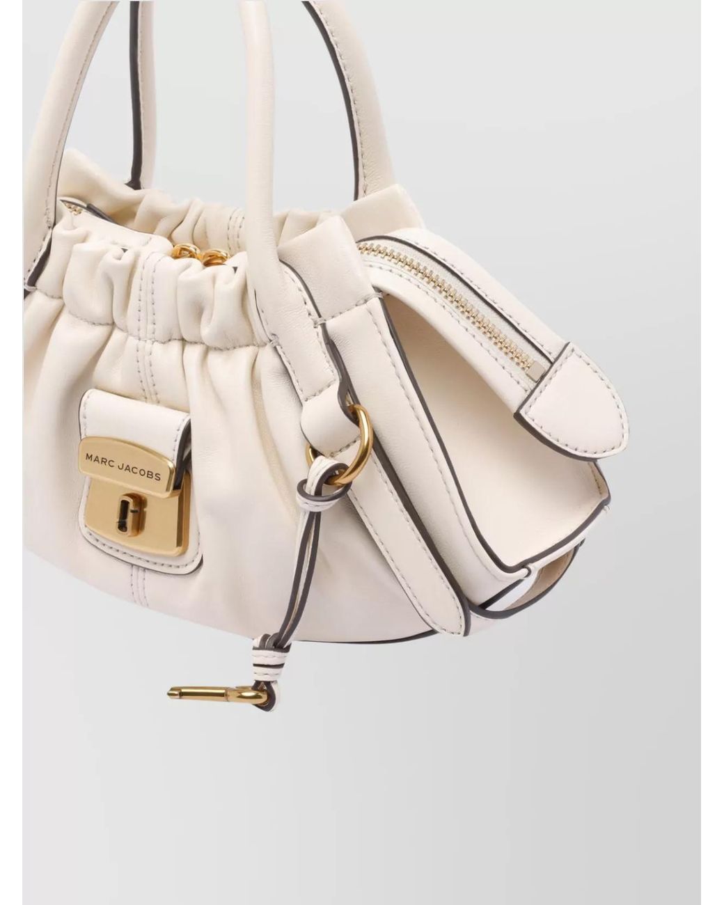 Marc Jacobs Natural Small Satchel Bag-Tone Hardware