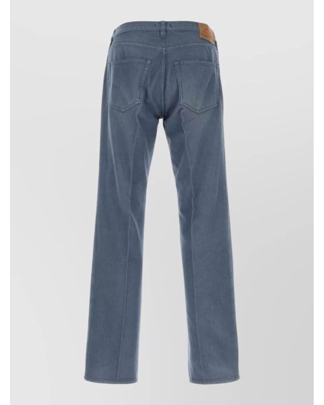 Prada Blue Denim Straight-Leg Trousers for men