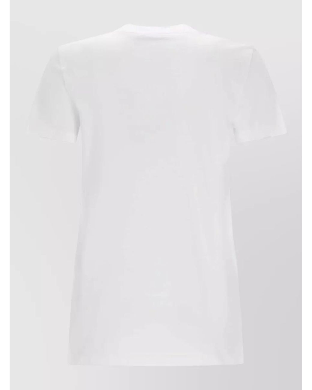 Max Mara Gray Printed Cotton T-Shirt