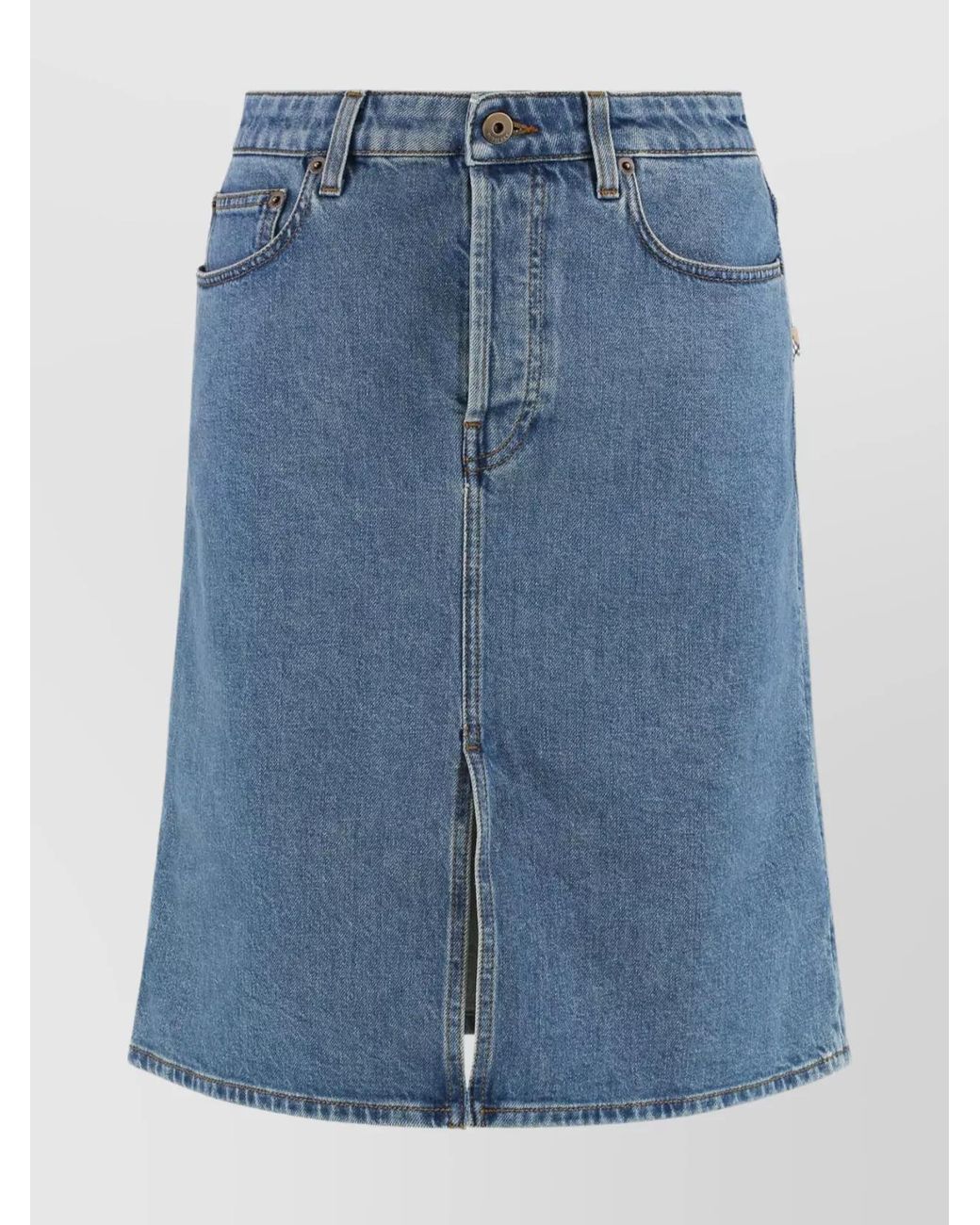 Burberry Blue Denim Skirt