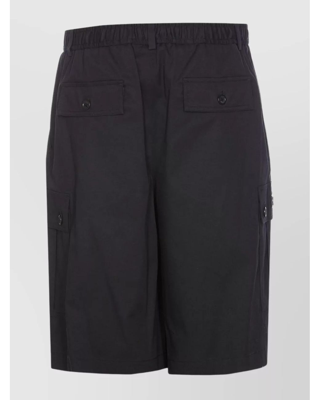 Dolce & Gabbana Blue Cotton Cargo Shorts for men