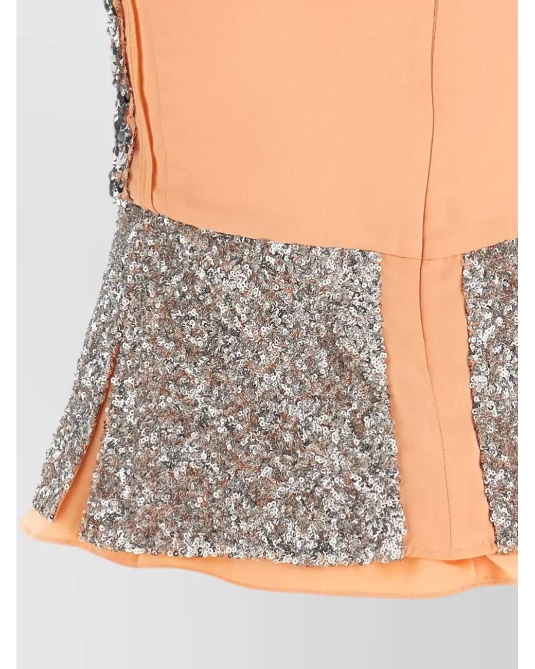 Rabanne Gray Sequin Top