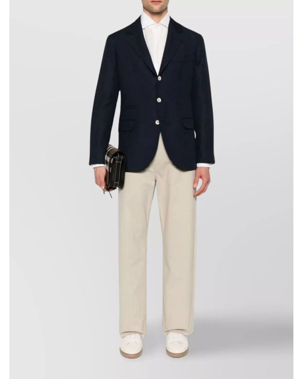 Brunello Cucinelli Blue Blazer for men