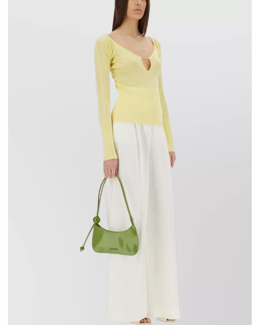 Jacquemus Yellow Slim-Fit Top