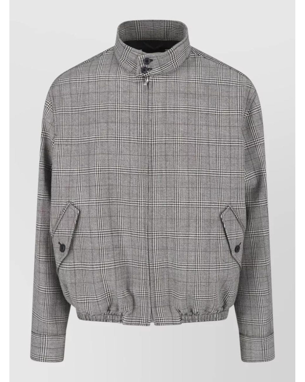 Marni Gray Virgin Wool Single-Breasted Coat for men