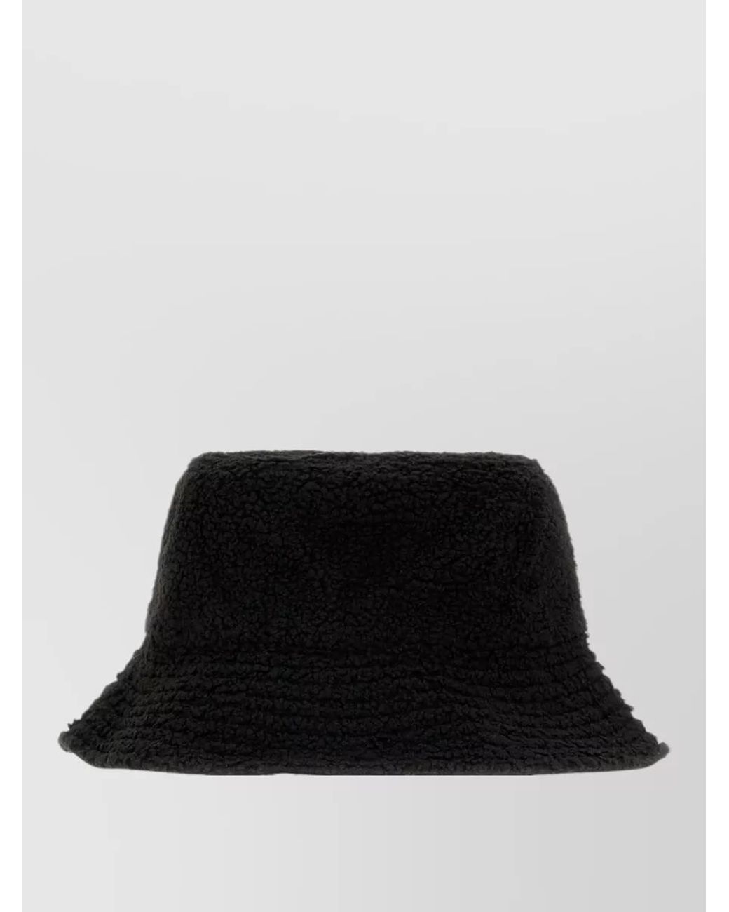 MM6 by Maison Margiela Black Reversible Bucket Hat for men